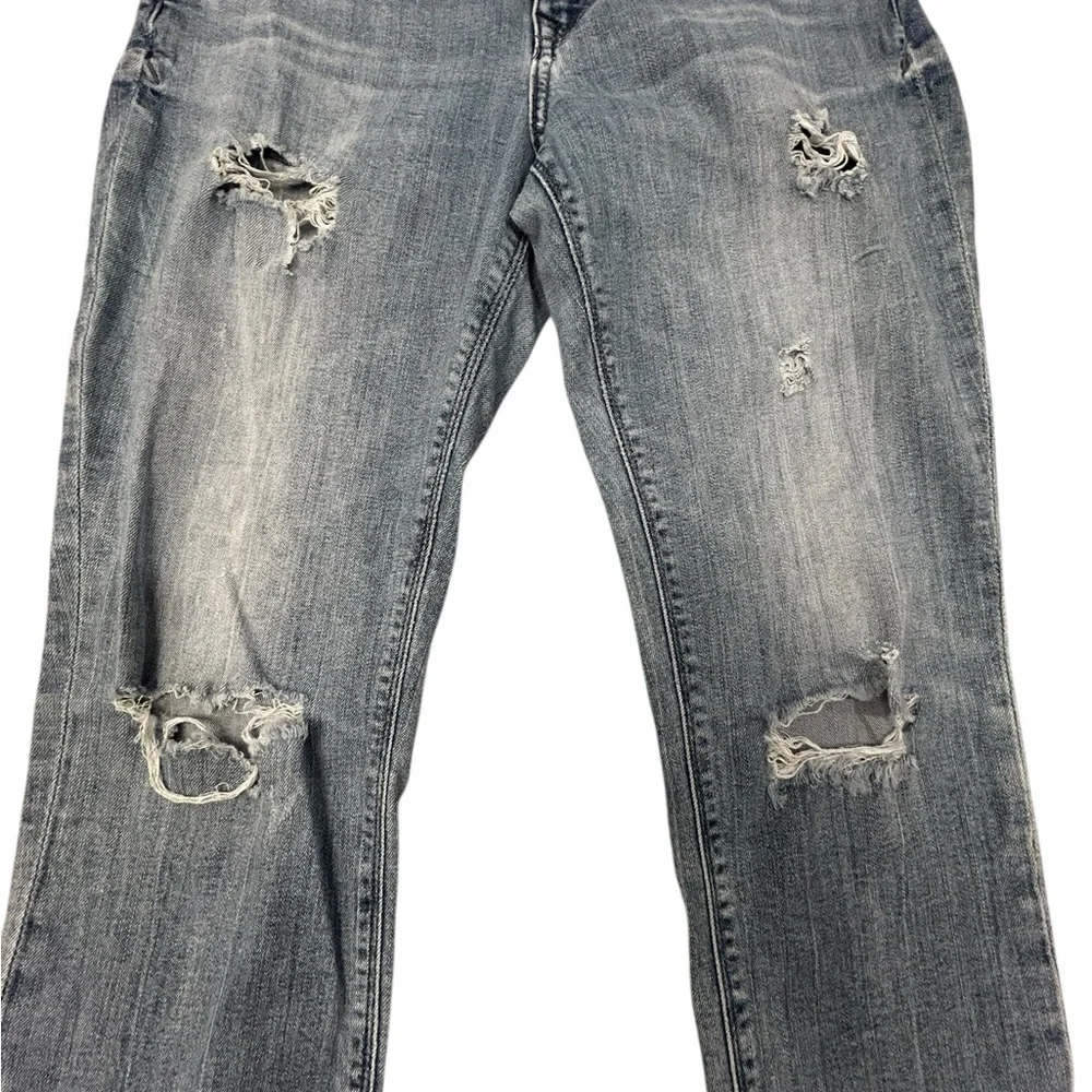 Express Repreve Women’s‎ Distressed Mid Rise Ankle Legging Jeans 10R